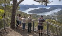 People on a Discovery tour, Muogamarra Nature Reserve. Photo: John Spencer &copy; DCCEEWW