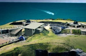 Animation of Middle Head outer fort taken from a video. &copy; DCCEEW