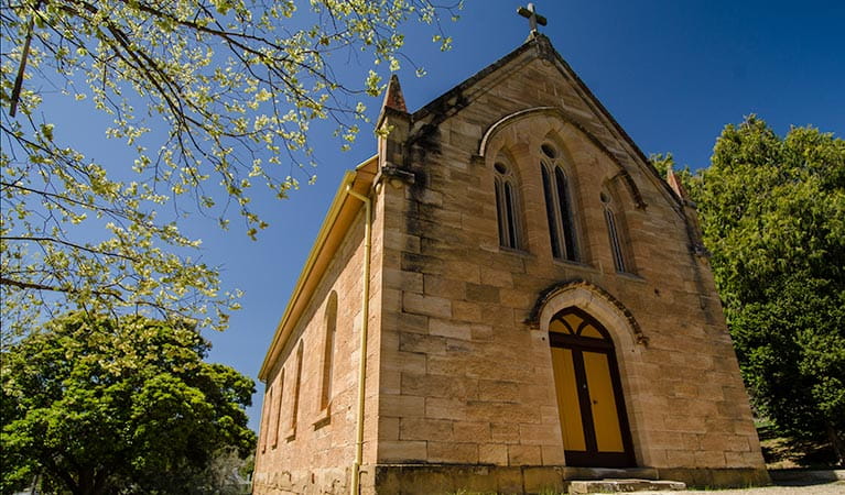 Former St Bernards Church, Hartley Historic Site. Photo: John Spencer