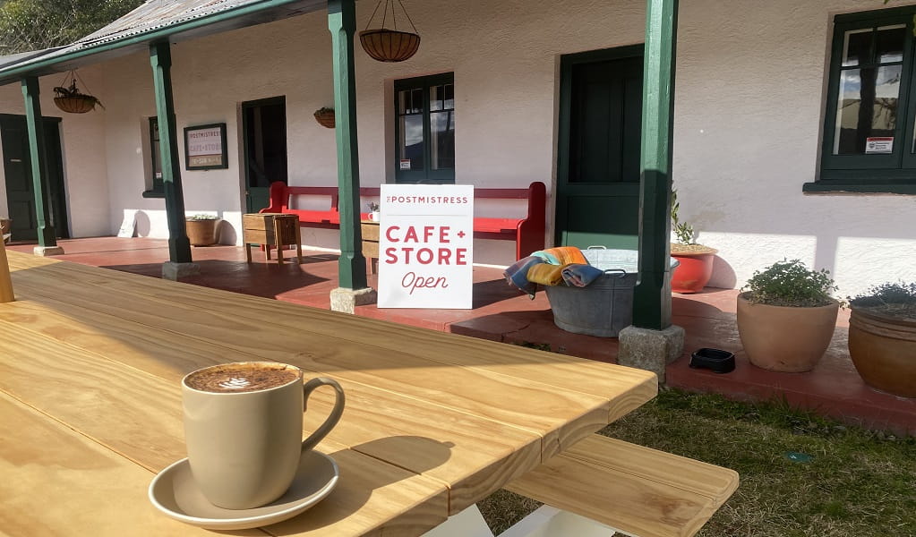 Postmistress Cafe and Store, housed in the lovingly conserved former post office at Hartley Historic Site. Photo: DCCEEW &copy; DCCEEW