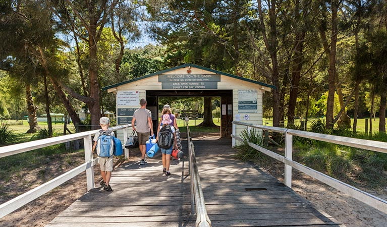 The Basin campground, Ku-ring-gai Chase National Park. Photo: David Finnegan/DPIE