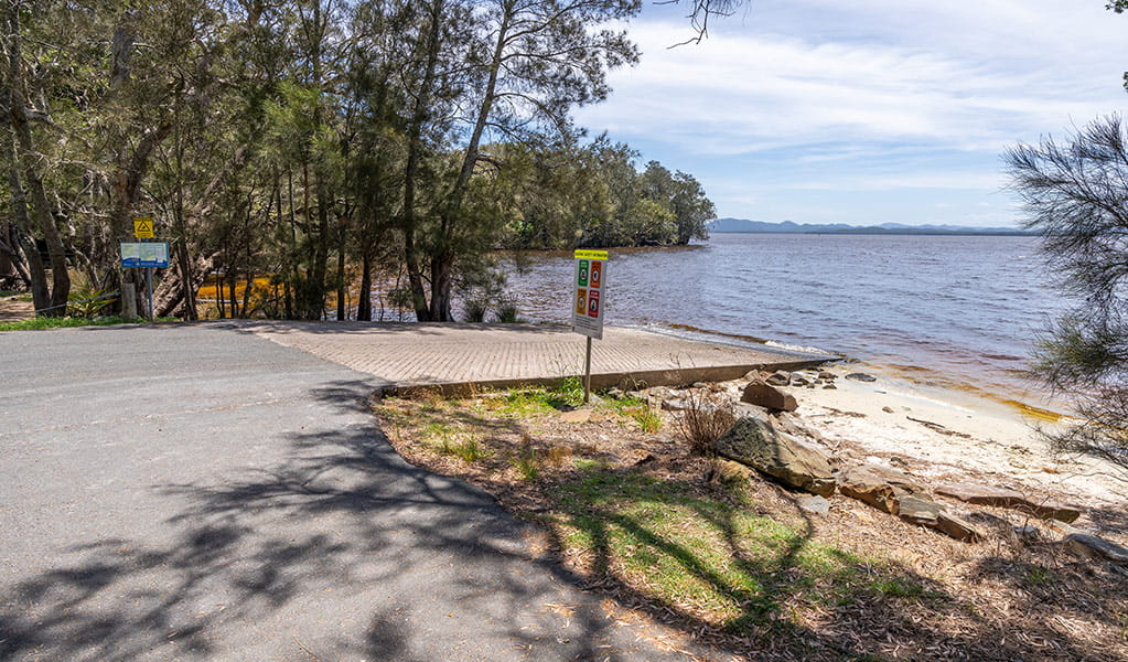 Boat ramp at Mungo Brush campground. Credit: John Spencer/DCCEEW &copy; DCCEEW