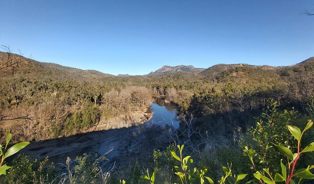 View of Paradise Rock and Apsley River. Photo: Leah Pippos/DCCEEW &copy; DCCEEW