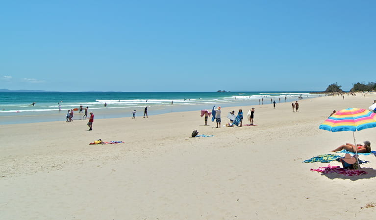 Beach near Bawaii rest area, Walgun Cape Byron State Conservation Area. Photo: John Spencer