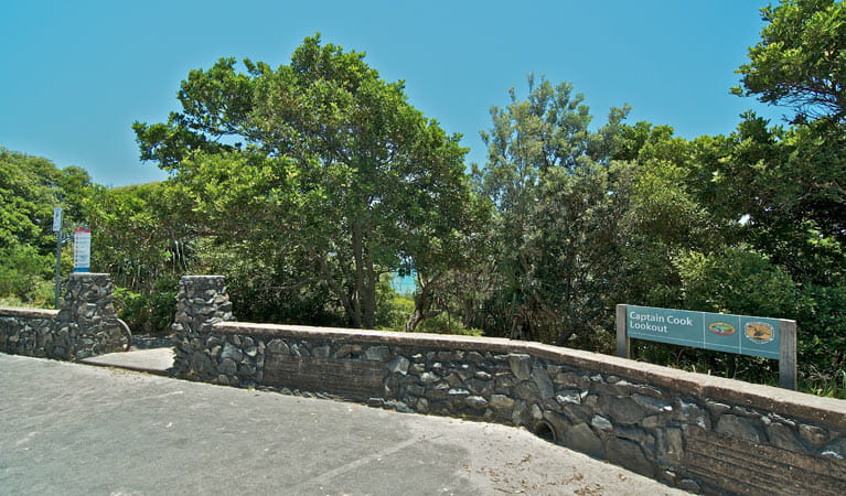 Captain Cook lookout and picnic area, Walgun Cape Byron State Conservation Area. Photo: John Spencer