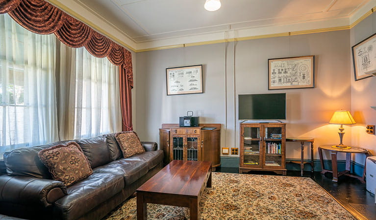 Lounge room inside the Assistant Lighthouse Keepers Cottage. John Spencer/DPIE