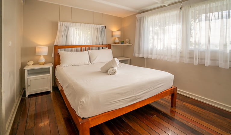 Main bedroom in Partridge cottage. Photo: DPIE/John Spencer