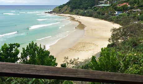 Wategos Beach in Walgun Cape Byron State Conservation Area, Byron Bay. Photo: OEH/N.Webb