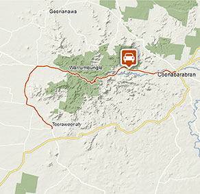 Warrumbungles National Park Map Coonabarabran - Warrumbungle - Tooraweenah Drive | Nsw National Parks